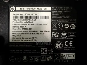 HP Monitor LV1911 (Fresh)