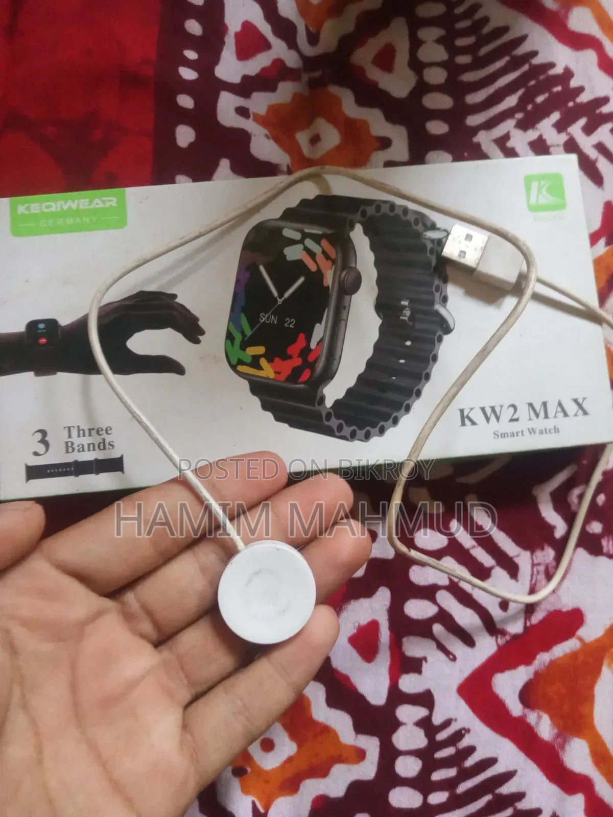 Kw2 Max Smart Watch (Bluetooth Calling) – 2 Month Used