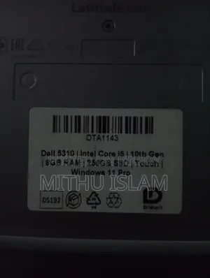 Laptop Dell Latitude 5310 8GB Intel Core I5 SSD 256GB