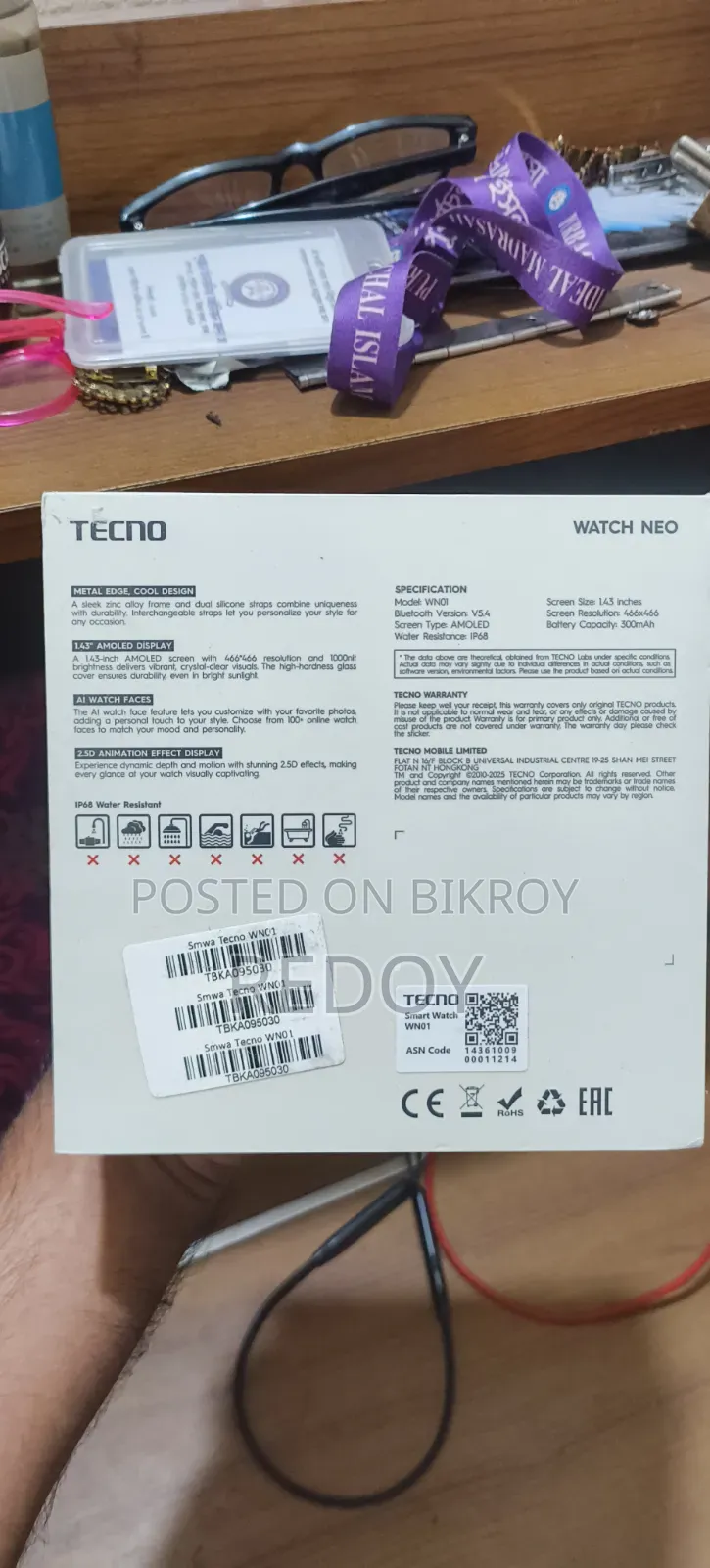 Tecno Watch Neo