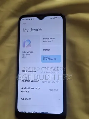 New Xiaomi Redmi Note 8T 64 GB Blue