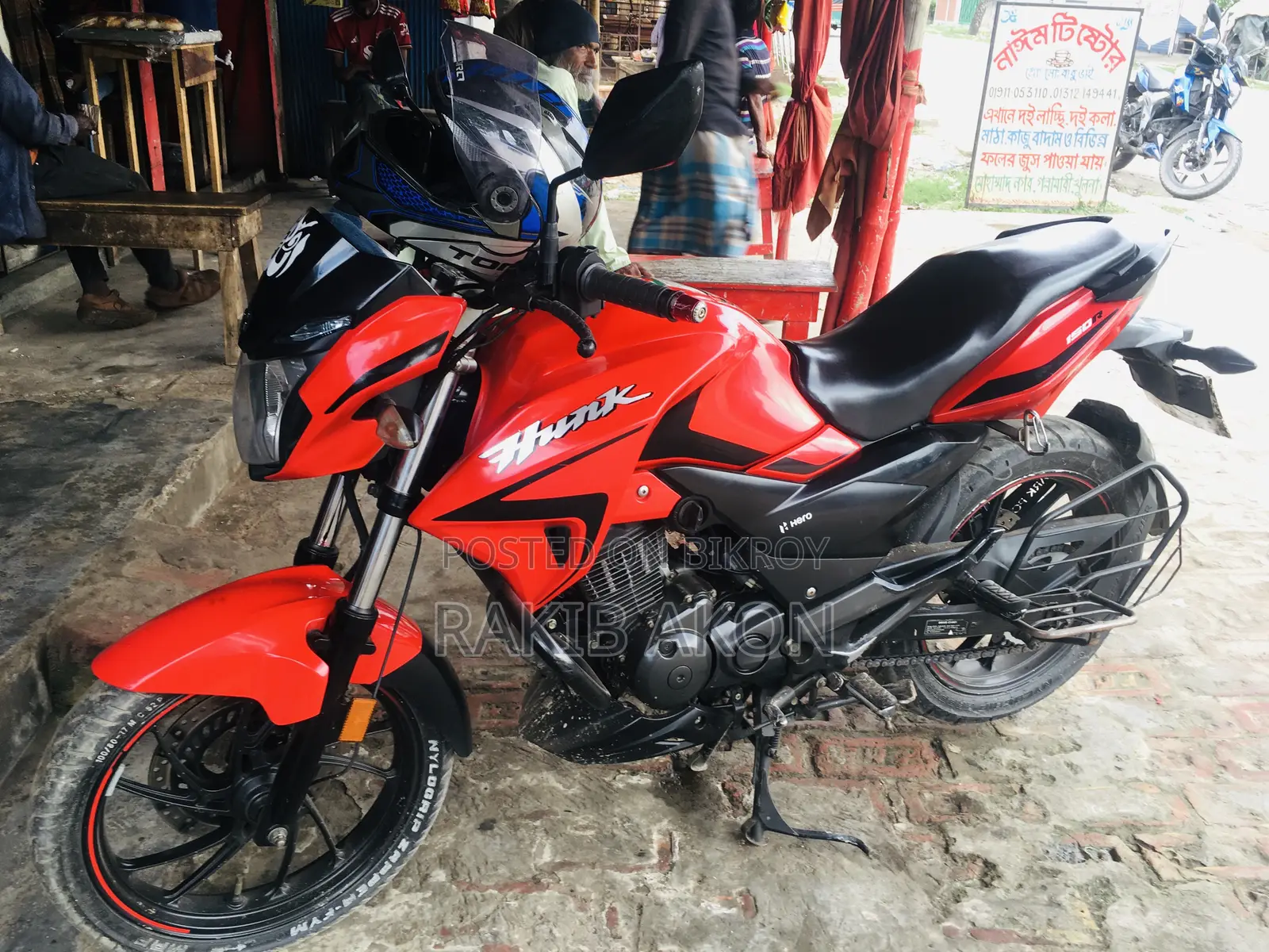 Hero Hunk 150R Dual Disc ABS 2022 Red