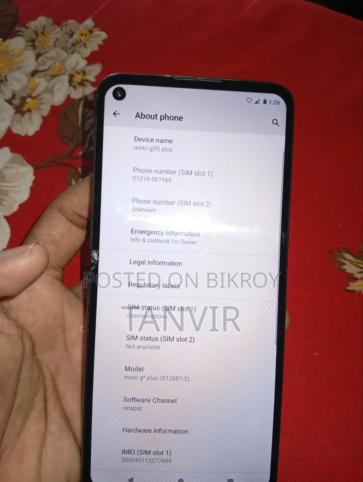 Motorola Moto G9 Plus 128 GB