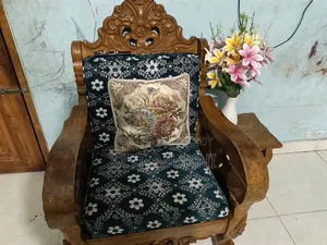 Sofa, Showcase, and Dining Table with 4 Chairs