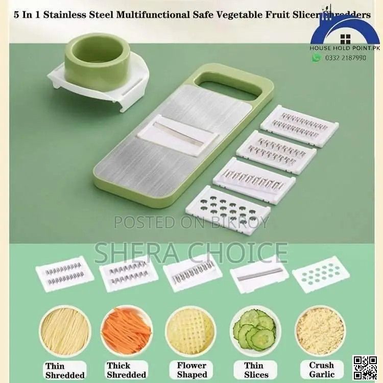 5-in-1 Vegetable Cutter Slicer Tool