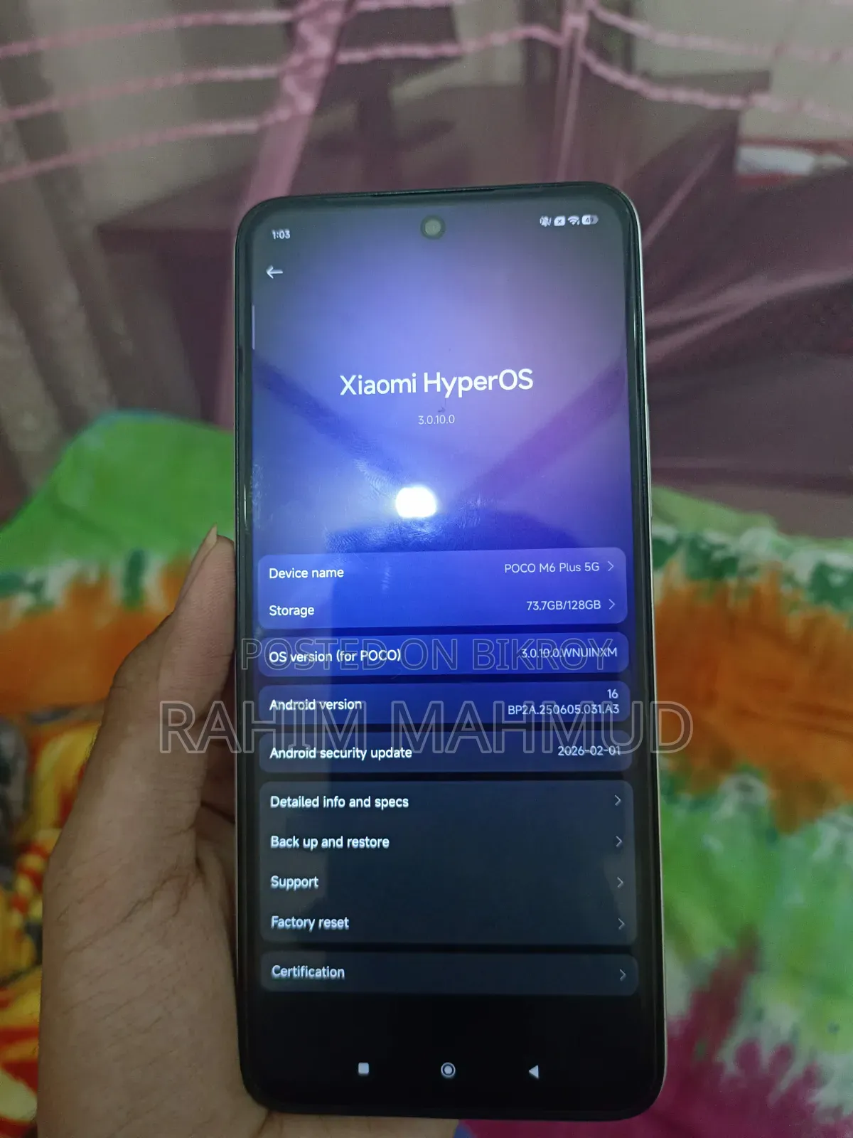 Xiaomi Poco M6 Pro 128 GB White