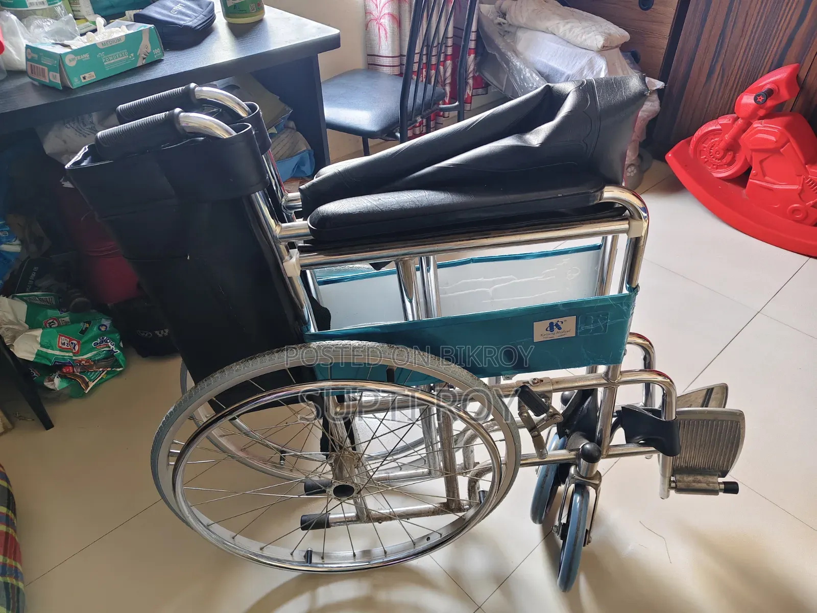 Urgent Sell (Manual Multifunctional Bed, Air Bed, Wheel Chair)
