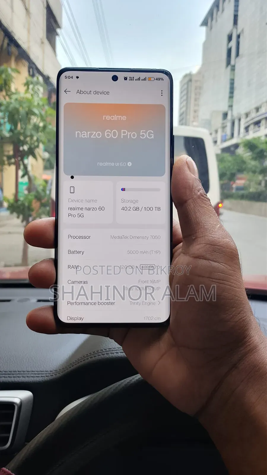 Realme Narzo 60 Pro 1 TB Black