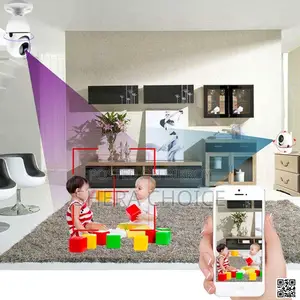 V380 Bulb Wifi Security Camera