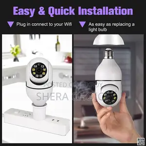 V380 Bulb Wifi Security Camera