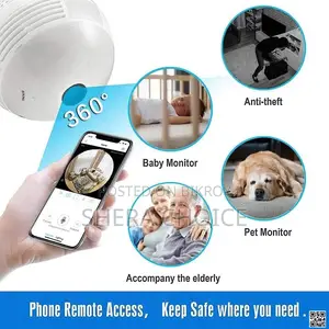 V380 Bulb Wifi Security Camera