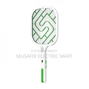 Safe Premium Rechargeable Mosquito Bat - Model: SMB-01