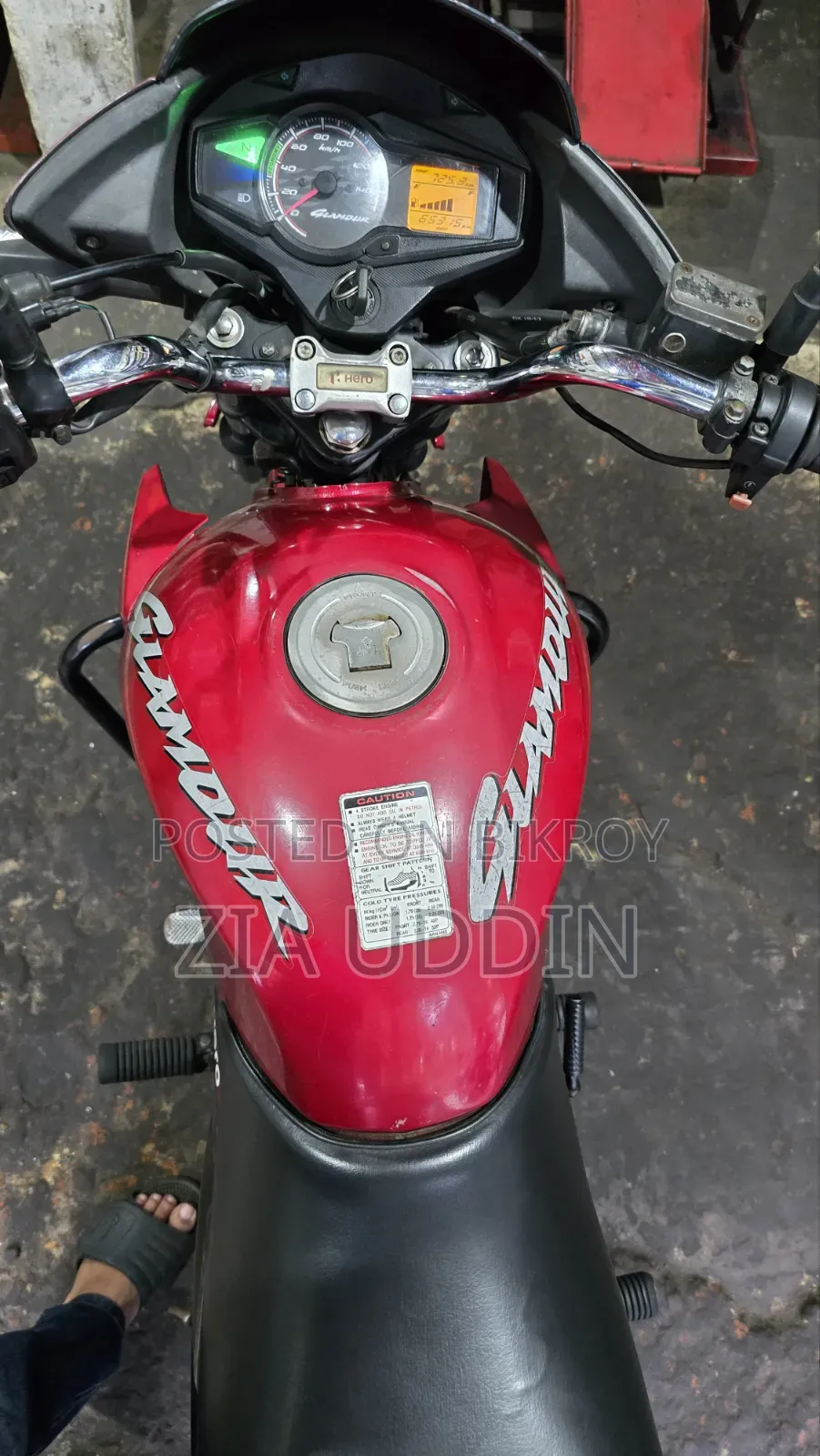 Hero Glamour BS3 2016 Red