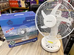 Royal 12" Inch Rechargeable Ac/Dc High-Speed Table Fan - Kl-3062