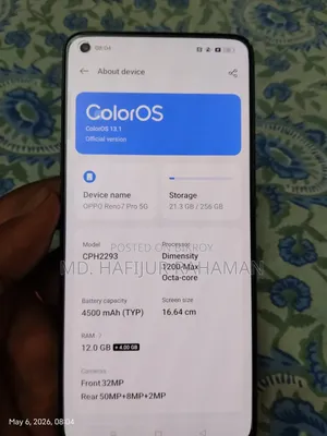 Oppo Reno 256 GB Black