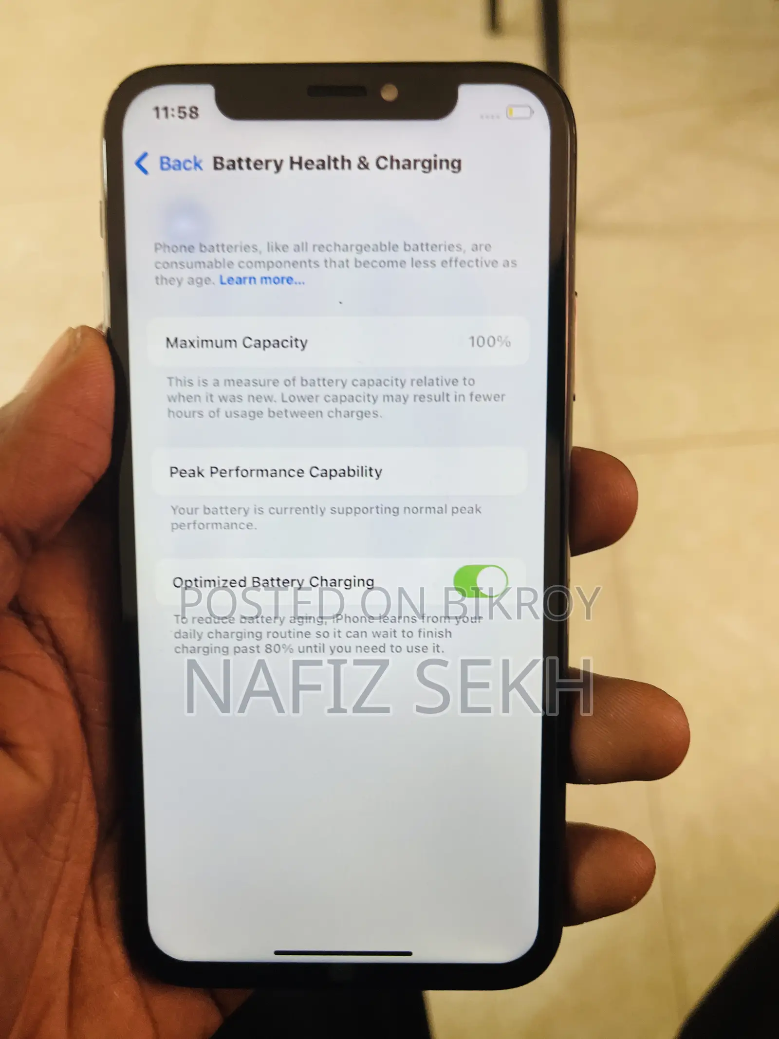 Apple iPhone X 256 GB Black