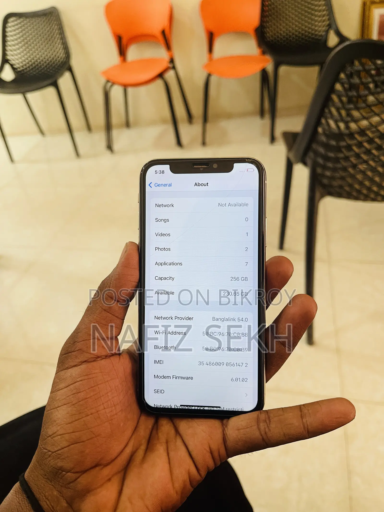 Apple iPhone X 256 GB Black