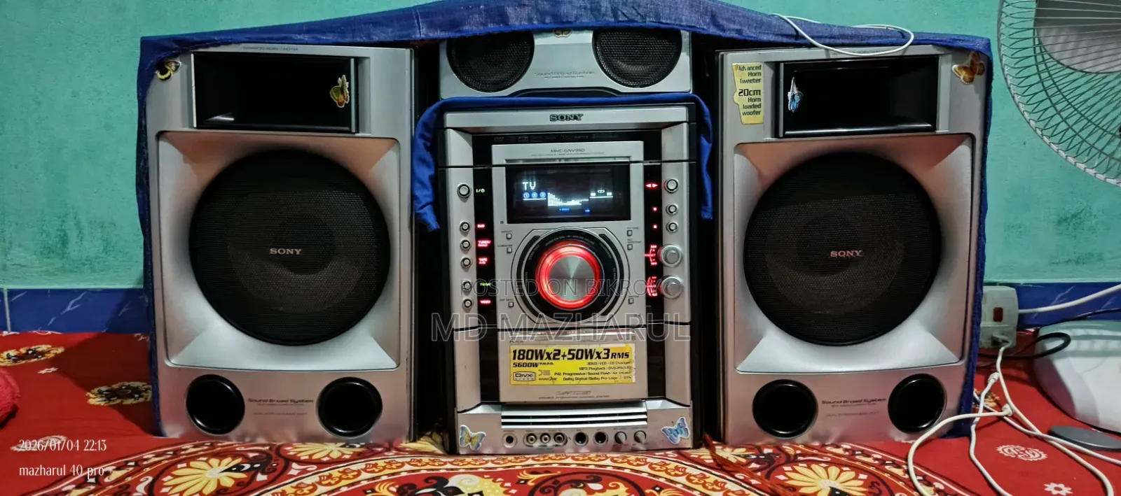 Sony MHC Gnv99d Sound System