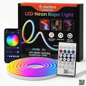 USB Smart Neon Rope Light (16.4 Ft RGB LED Strip)
