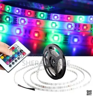 LED Strip Light (Remote Control, Colour Changing With Sticker)