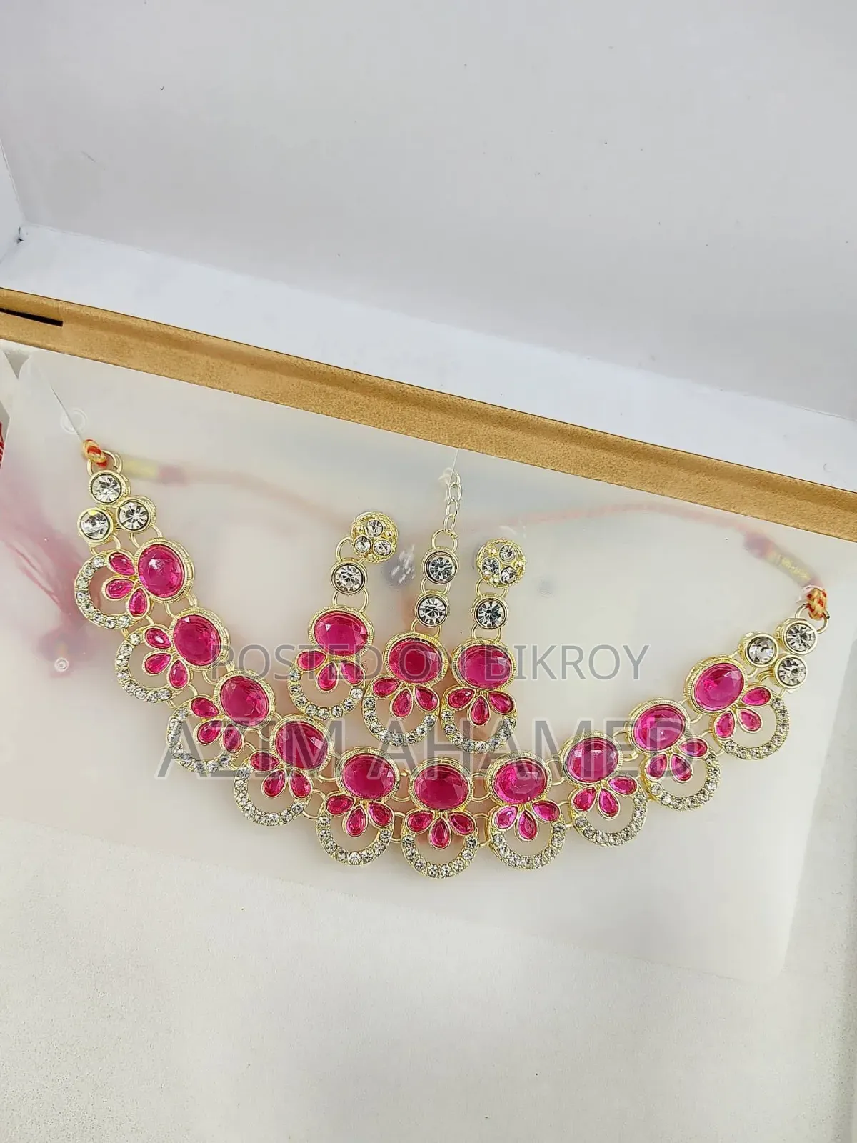 Premium Stone Choker Set – Multi Color Available