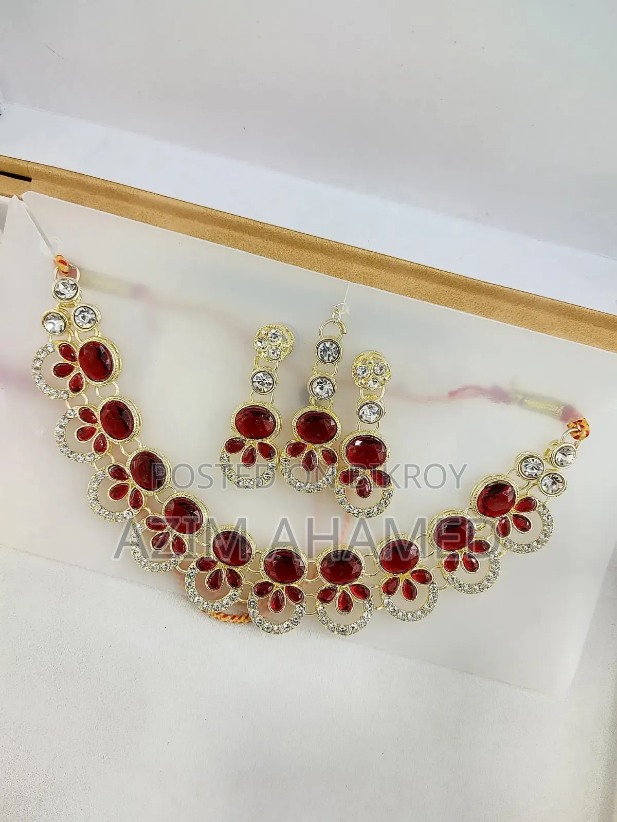 Premium Stone Choker Set – Multi Color Available
