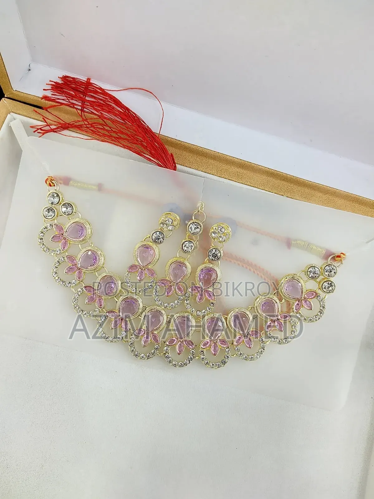Premium Stone Choker Set – Multi Color Available