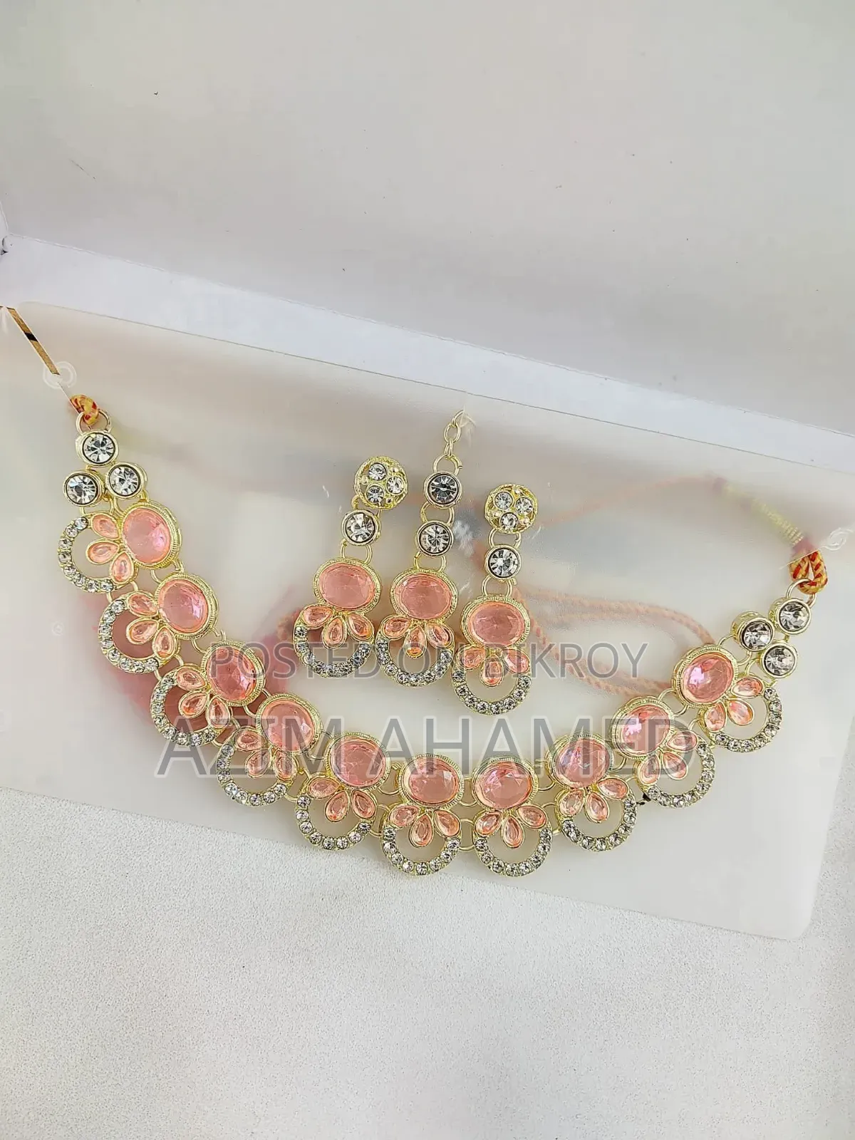 Premium Stone Choker Set – Multi Color Available