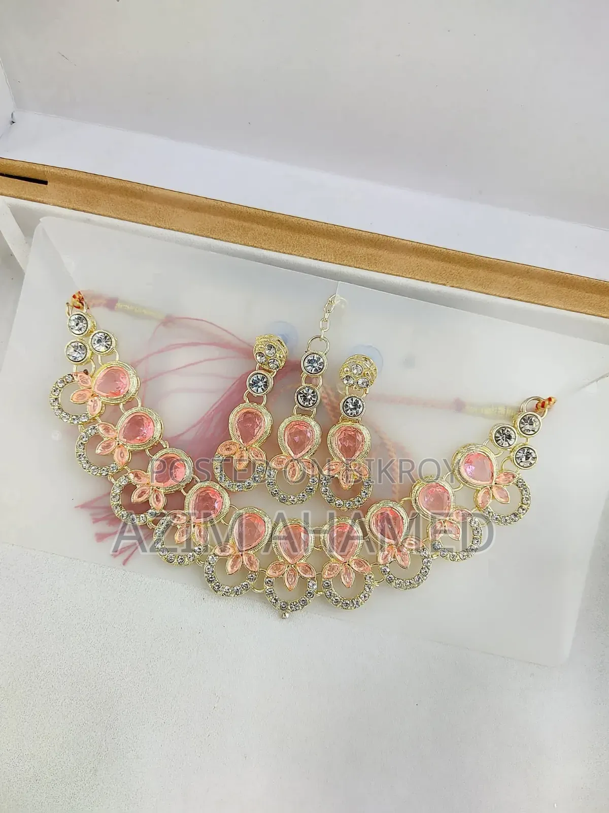 Premium Stone Choker Set – Multi Color Available