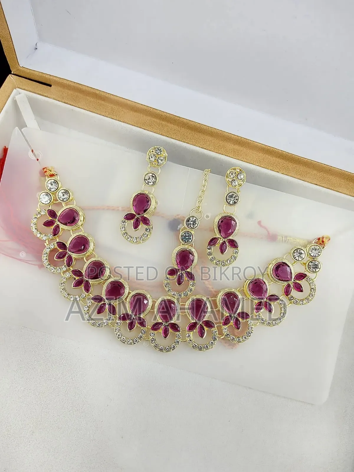 Premium Stone Choker Set – Multi Color Available