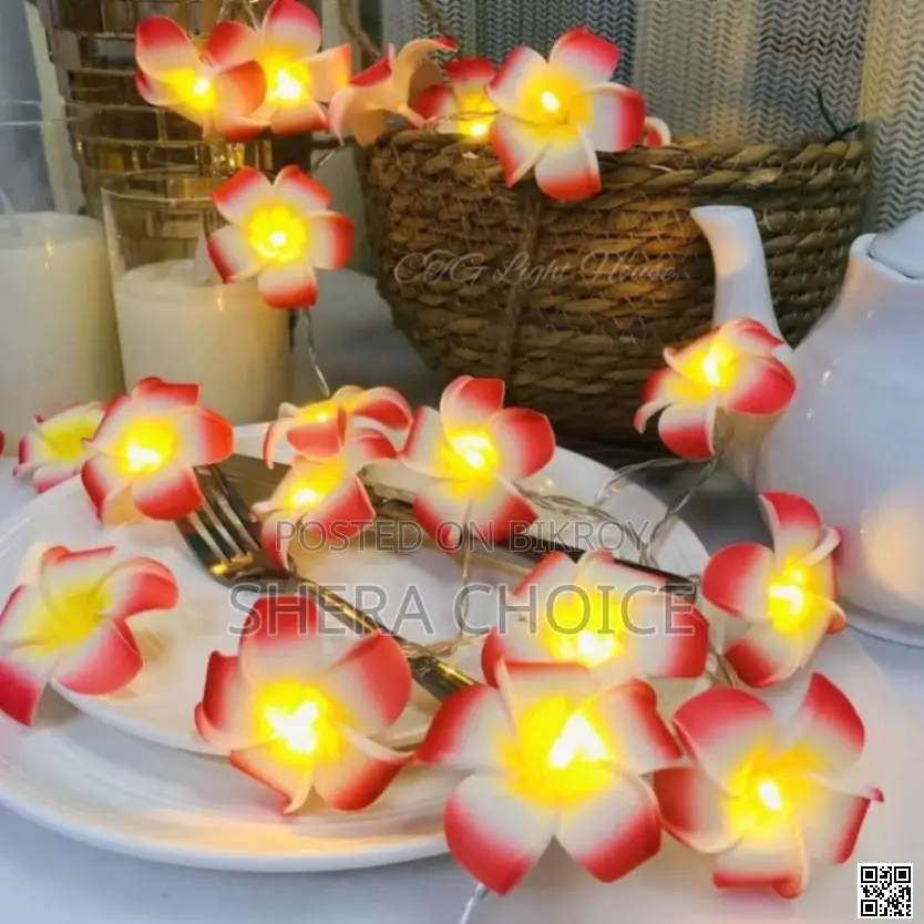 Led Light Wooden Flower (Kata Golap Style Decorative Lamp)