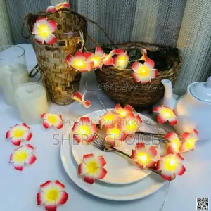 Led Light Wooden Flower (Kata Golap Style Decorative Lamp)