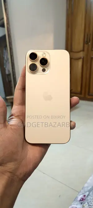 অ্যাপল আইফোন ১৬ প্রো ম্যাক্স ২৫৬ জিবি গোল্ড