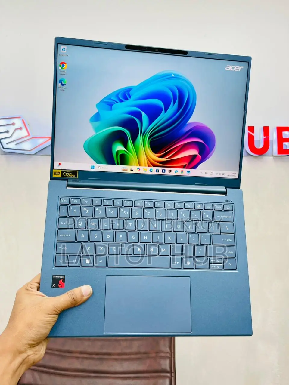 Laptop Acer 16GB Qualcomm Snapdragon X Plus SSD 512GB