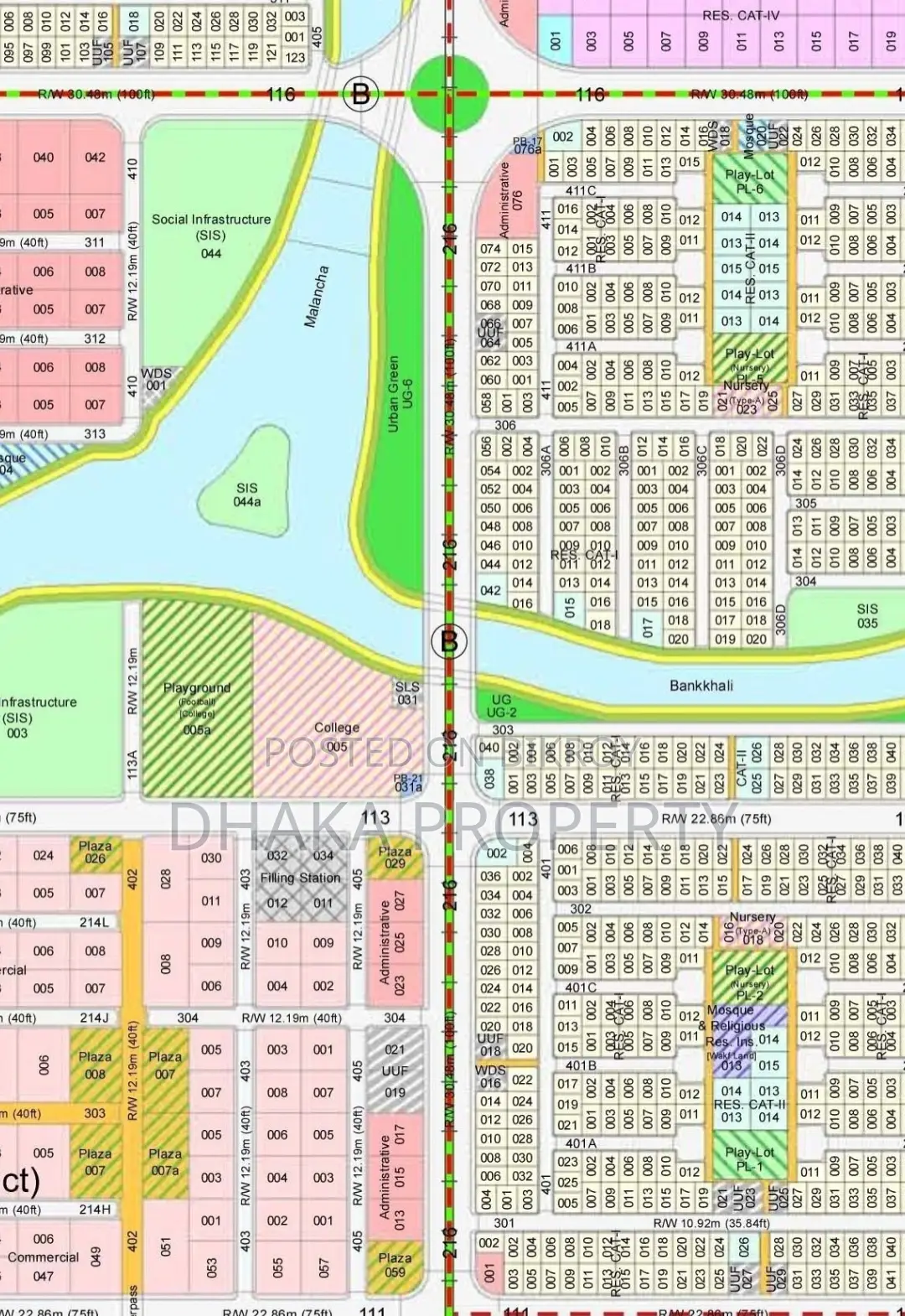 Sector 20, South-Facing 3 Katha Plot with 75ft Wide Road