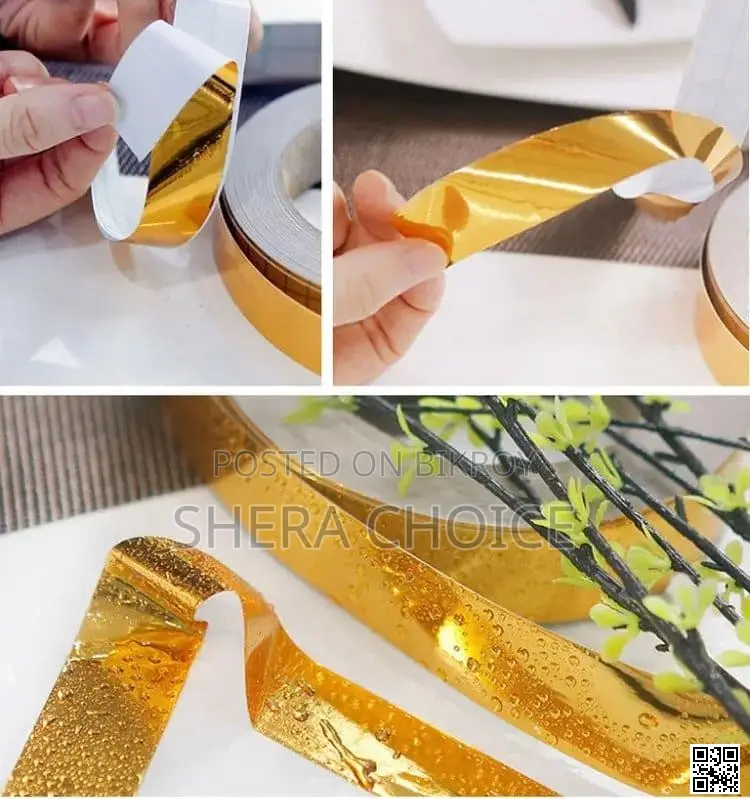 Golden Self-adhesive Waterproof Tile Gap Tape