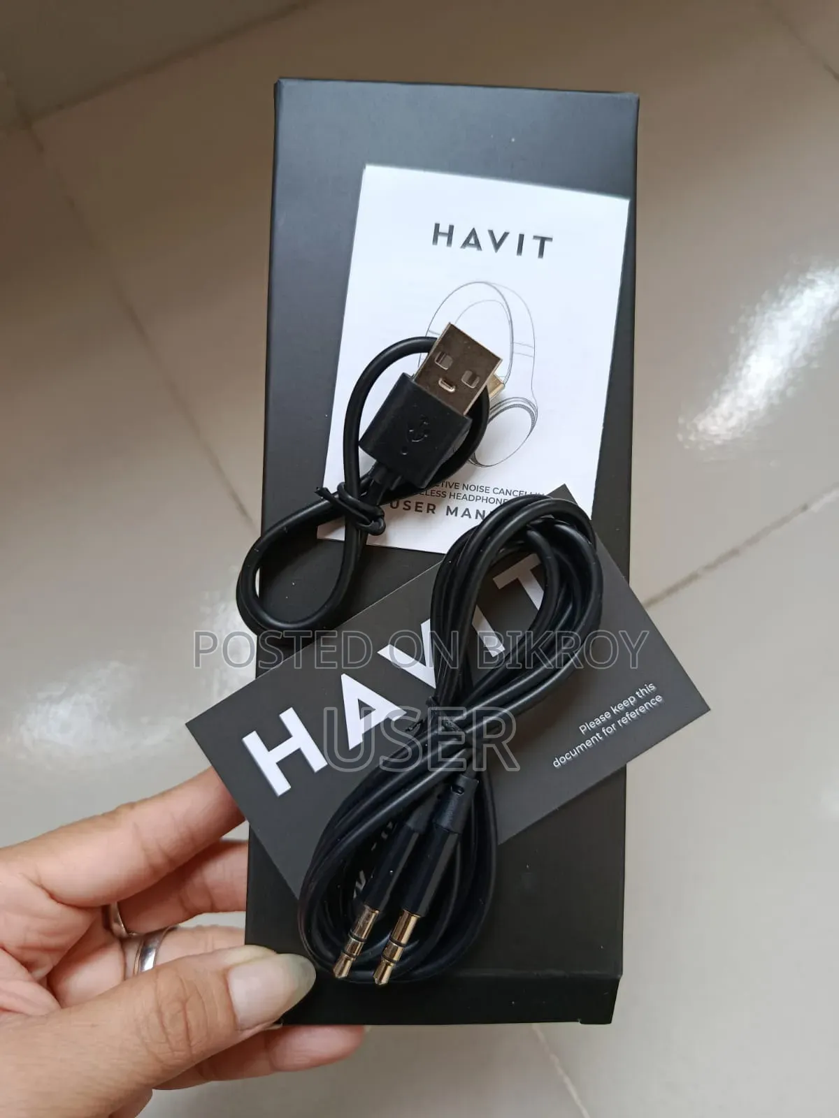 Havit H630bt Active Noise Cancelling Bluetooth Headphones