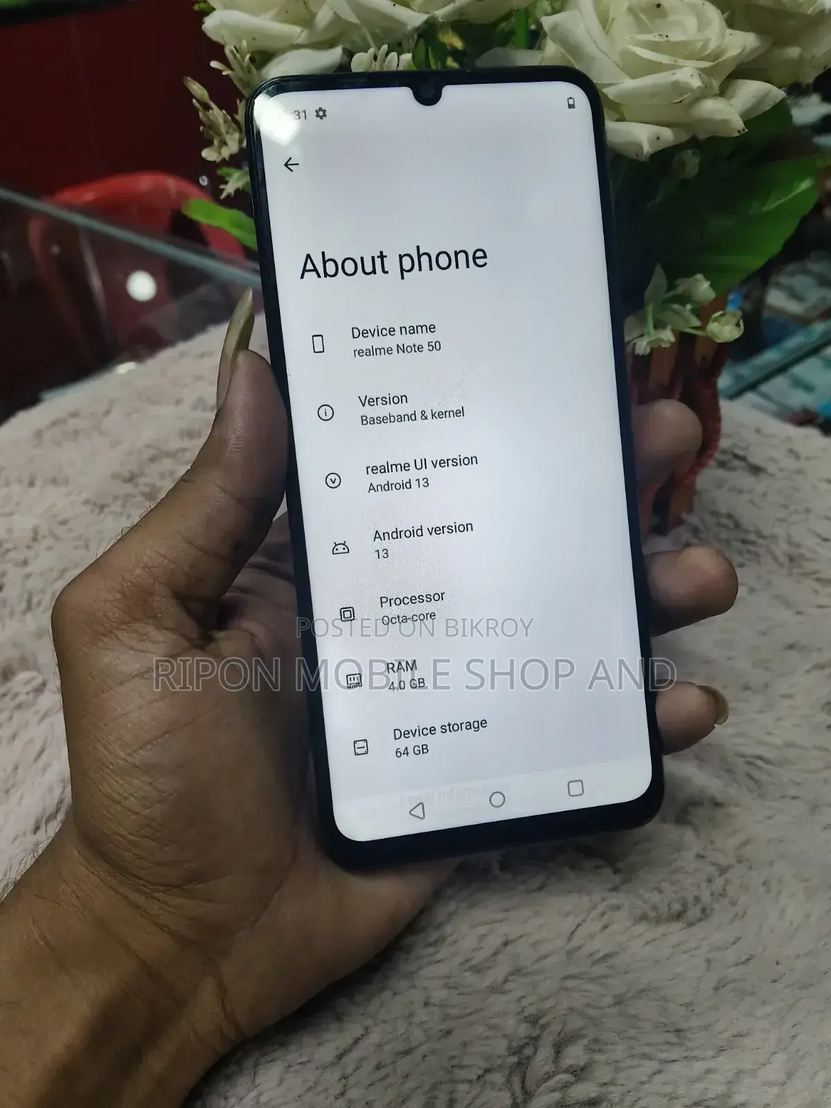 Realme Note 50 64 GB Black