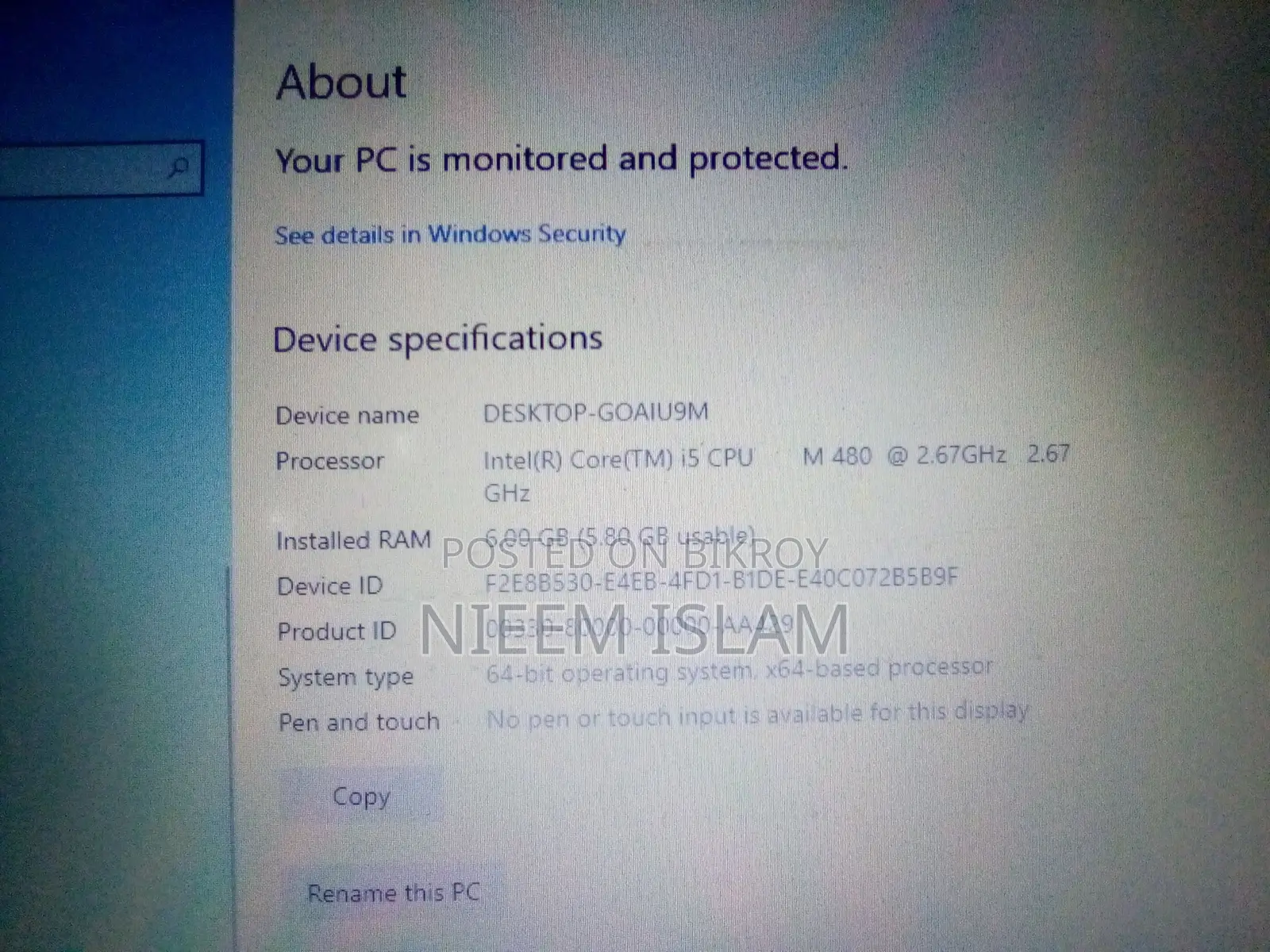 Laptop HP ProBook 4230S 4GB Intel Core I5 SSD 256GB