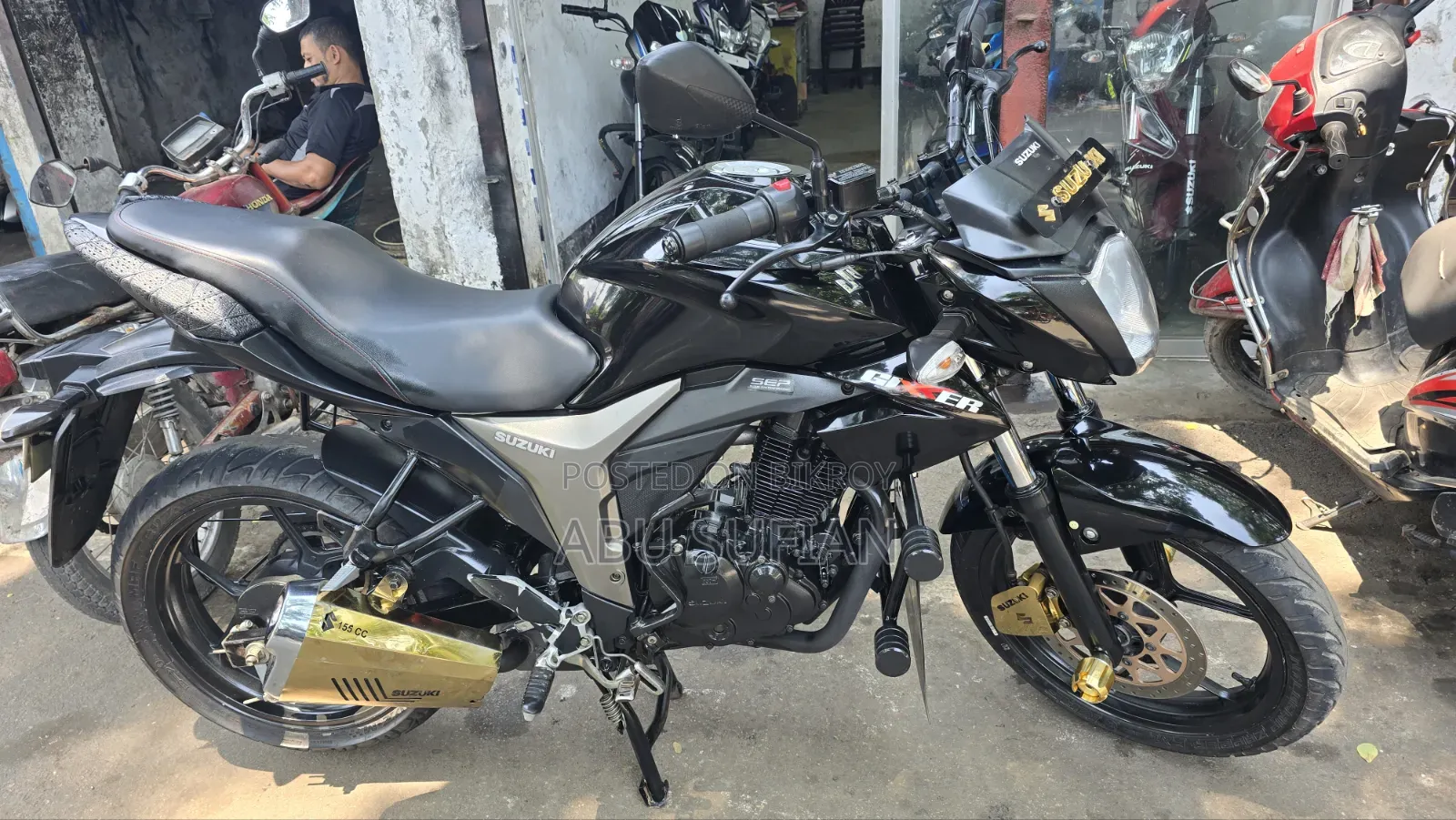 Suzuki Gixxer Monotone 2023 Black