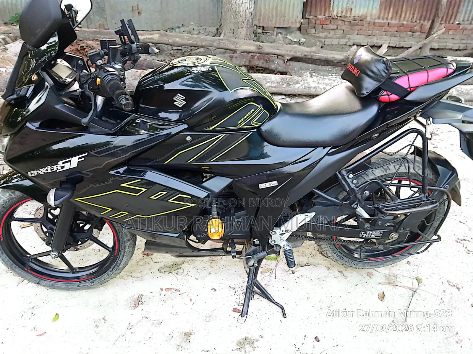 Suzuki Gixxer SF FI 2022 Black