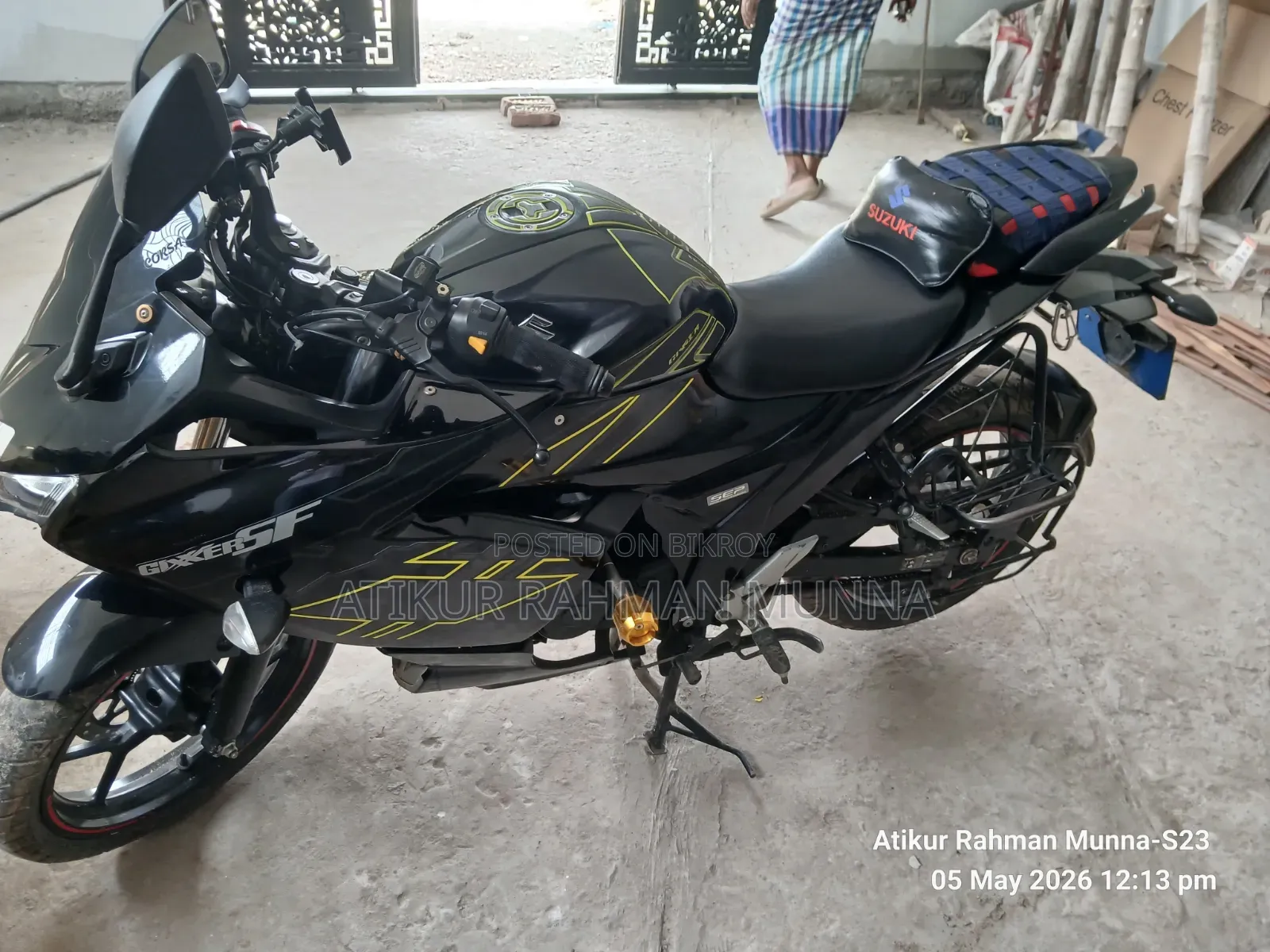 Suzuki Gixxer SF FI 2022 Black