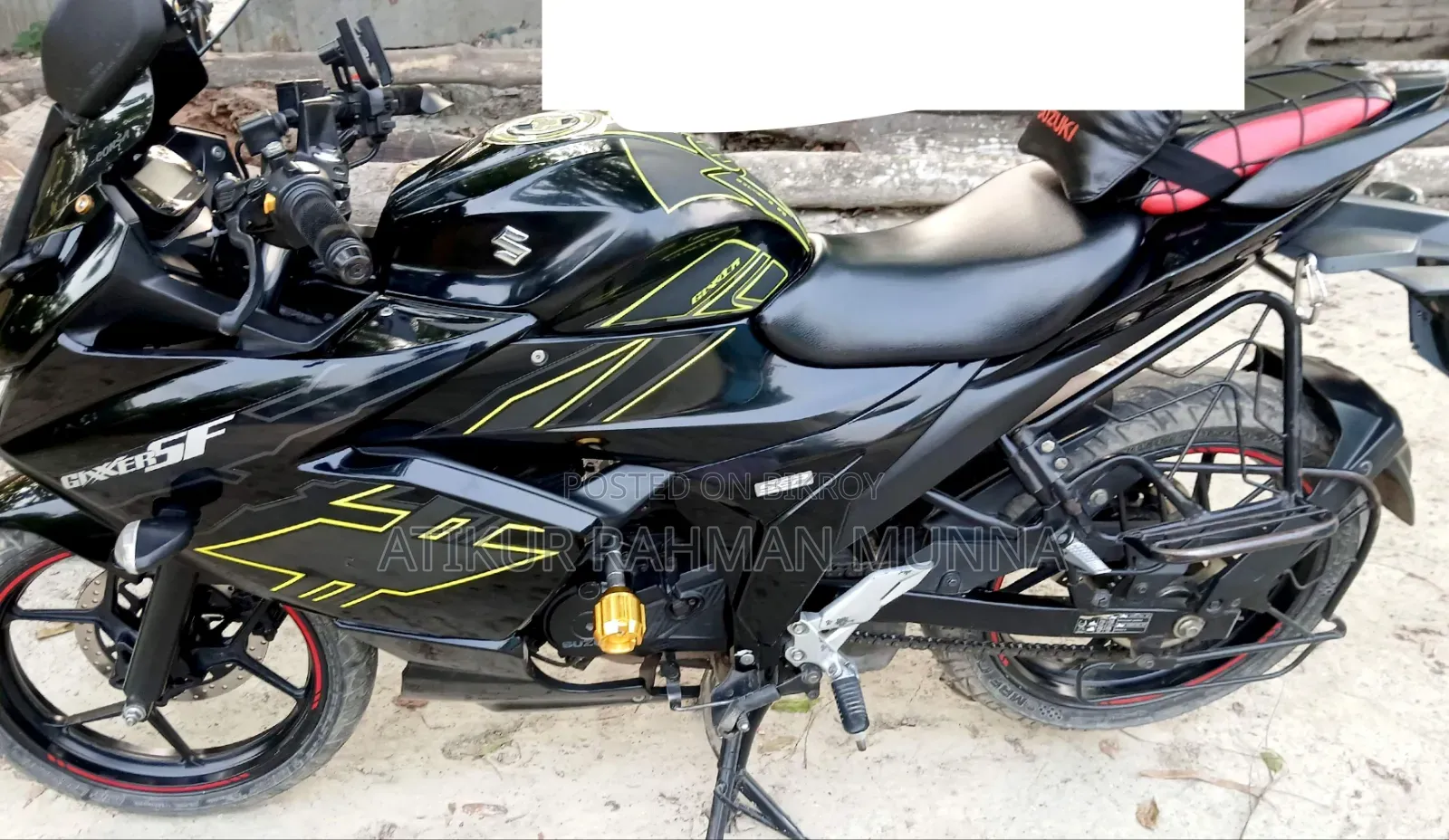 Suzuki Gixxer SF FI 2022 Black