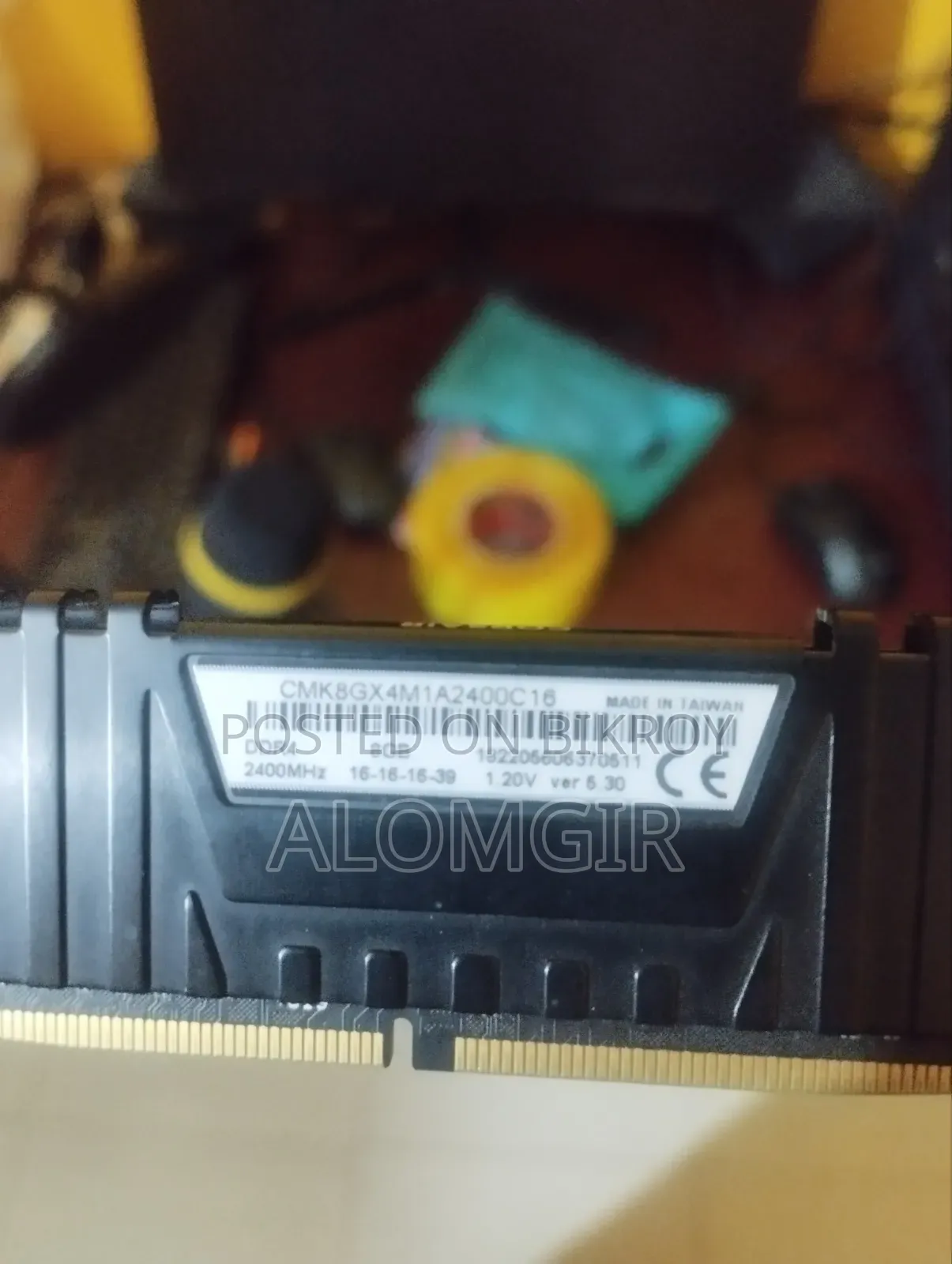 8GB DDR4 Desktop RAM (Corsair Brand)
