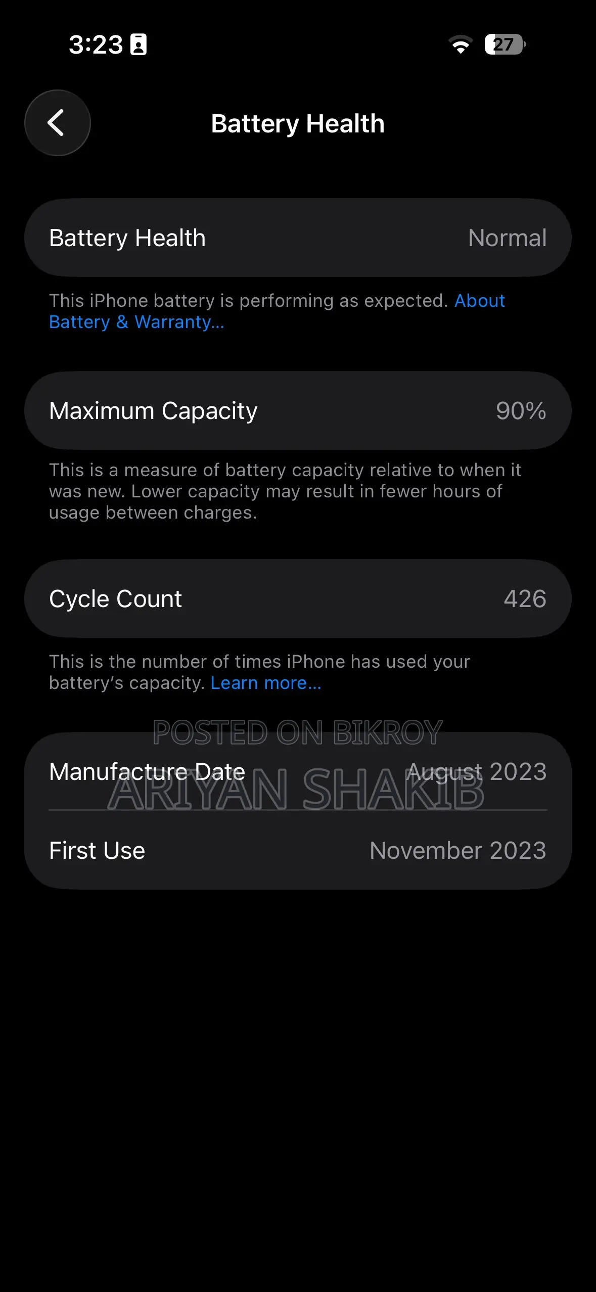 Apple iPhone 15 Pro 128 GB Bronze
