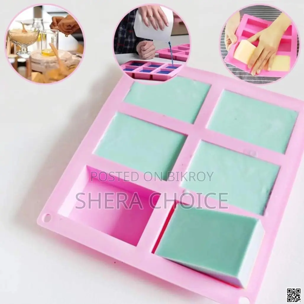 1pcs Silicone Handmade Soap Mold