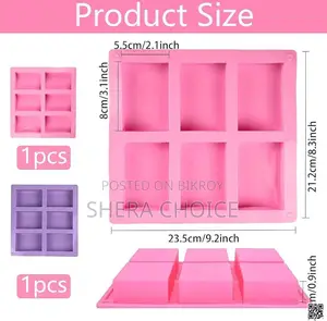 1pcs Silicone Handmade Soap Mold