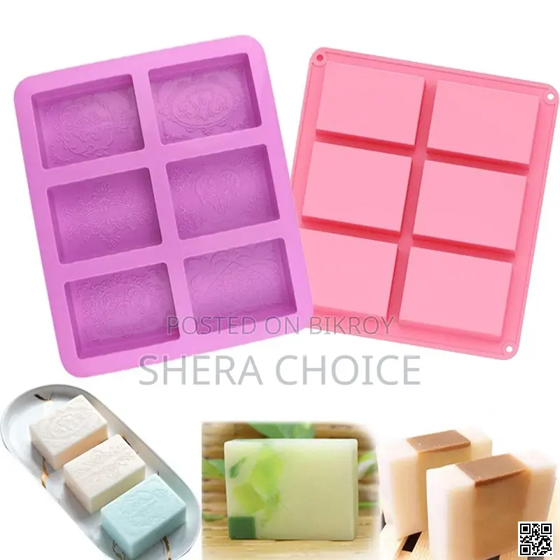 1pcs Silicone Handmade Soap Mold