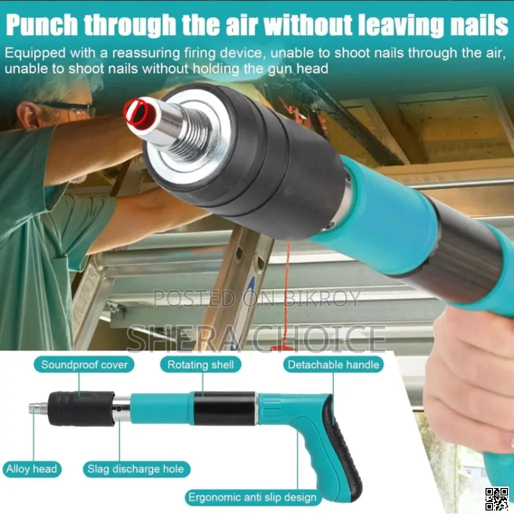 101-in-1 Manual Steel Nail Gun Set – Work faster and smarter now!