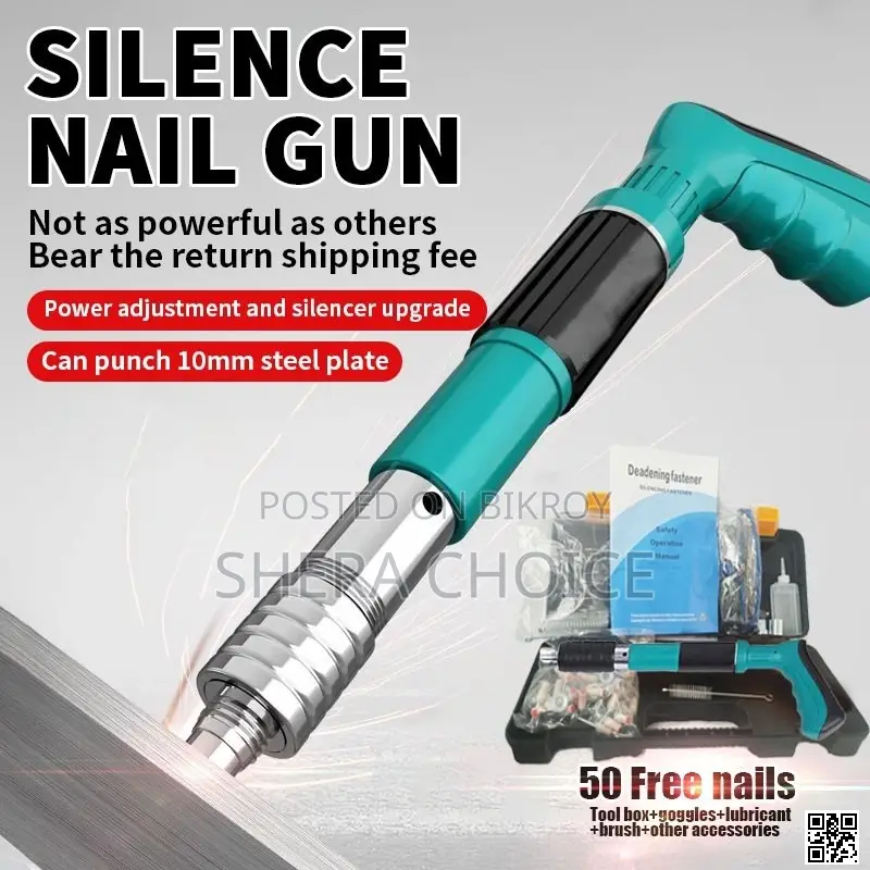 101-in-1 Manual Steel Nail Gun Set – Work faster and smarter now!